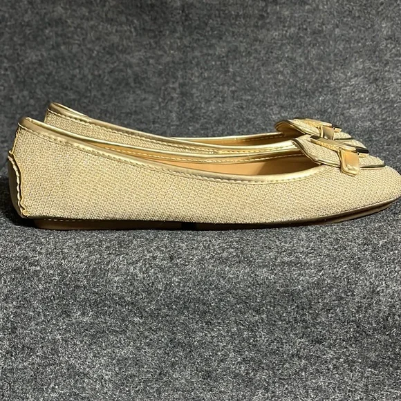 Michael Kors gold sparkle women’s flats size 7 - Picture 6 of 11
